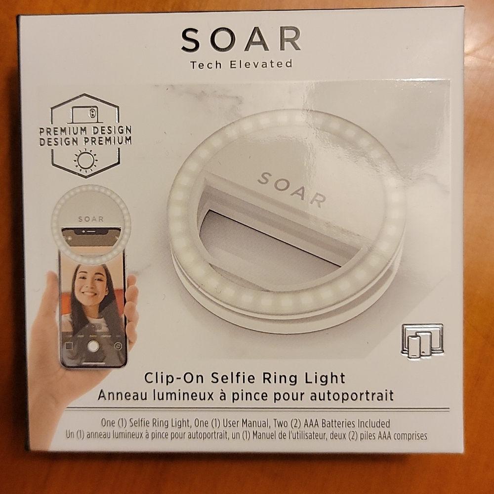 BUY MORE. SAVE MORE. SOAR Clip-On Selfie Ring Light